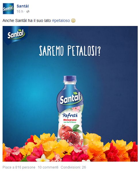 Santal e il fenomeno petaloso