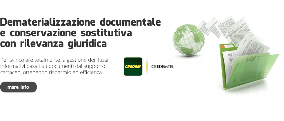 Dematerializzazione e conservazione sostitutiva